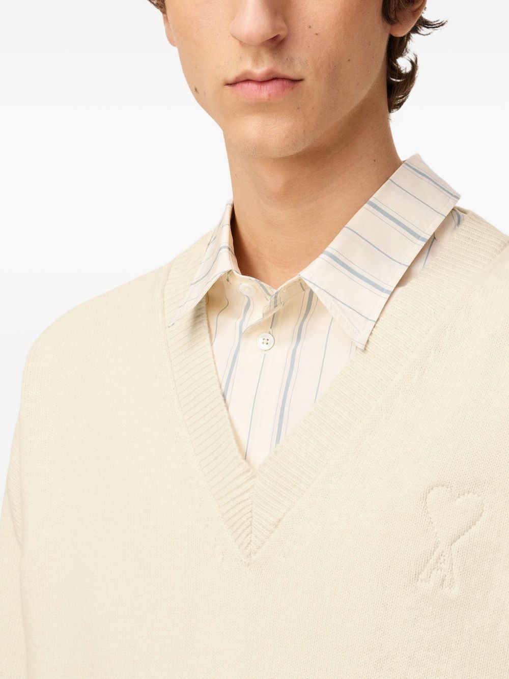 Ami de Coeur v-neck sweater - 5