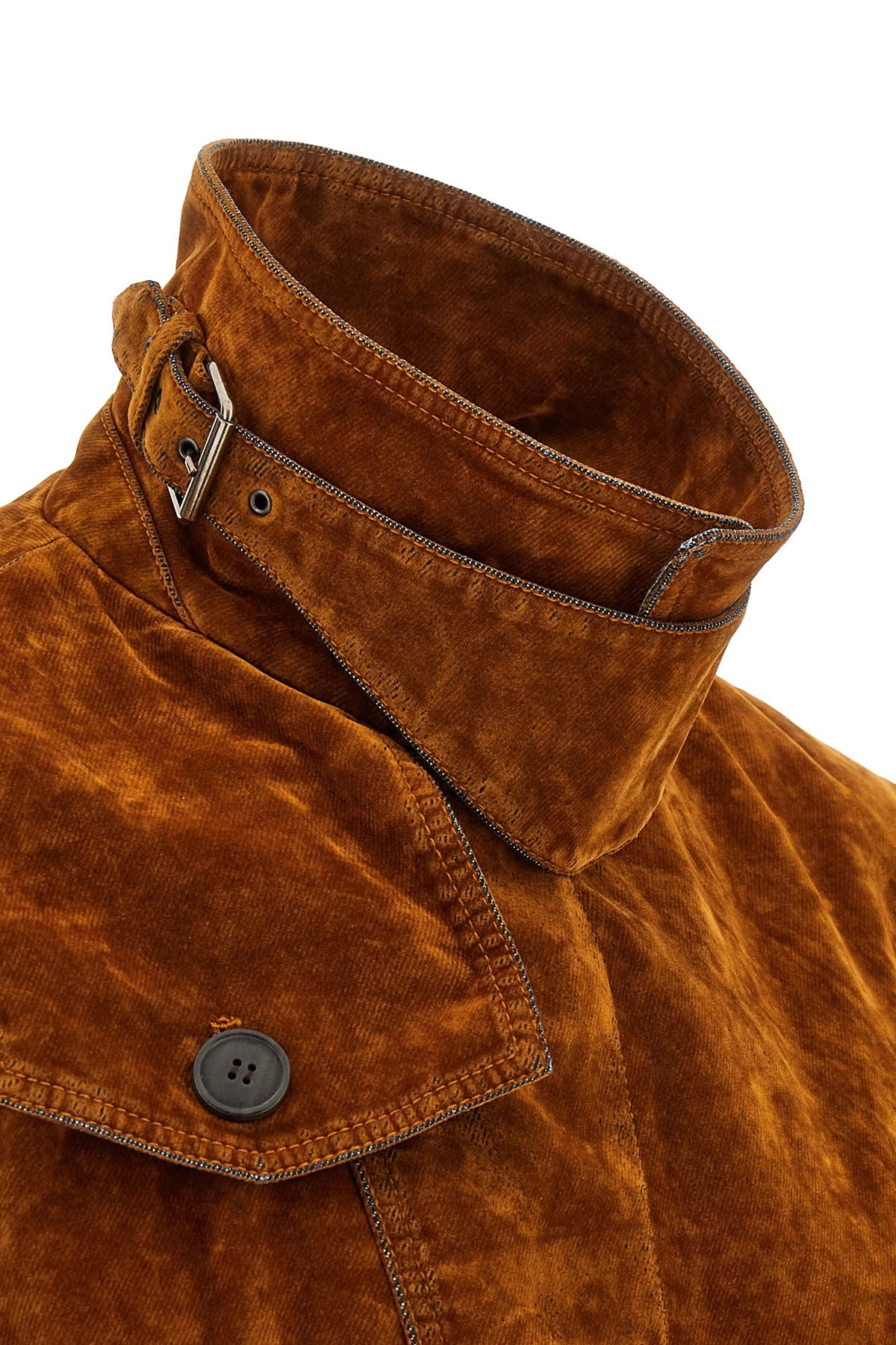 Velvet biker jacket - 5