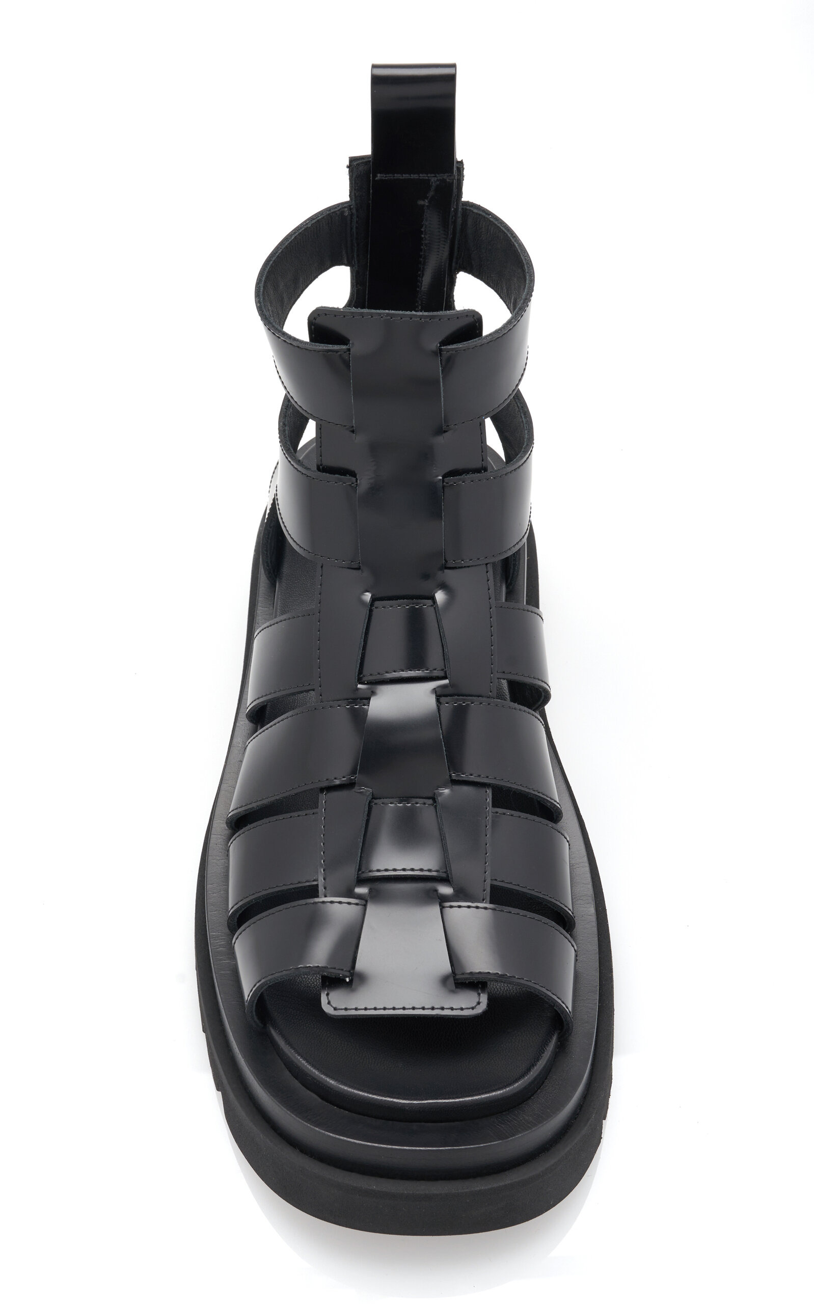 Leather Sandals black - 3