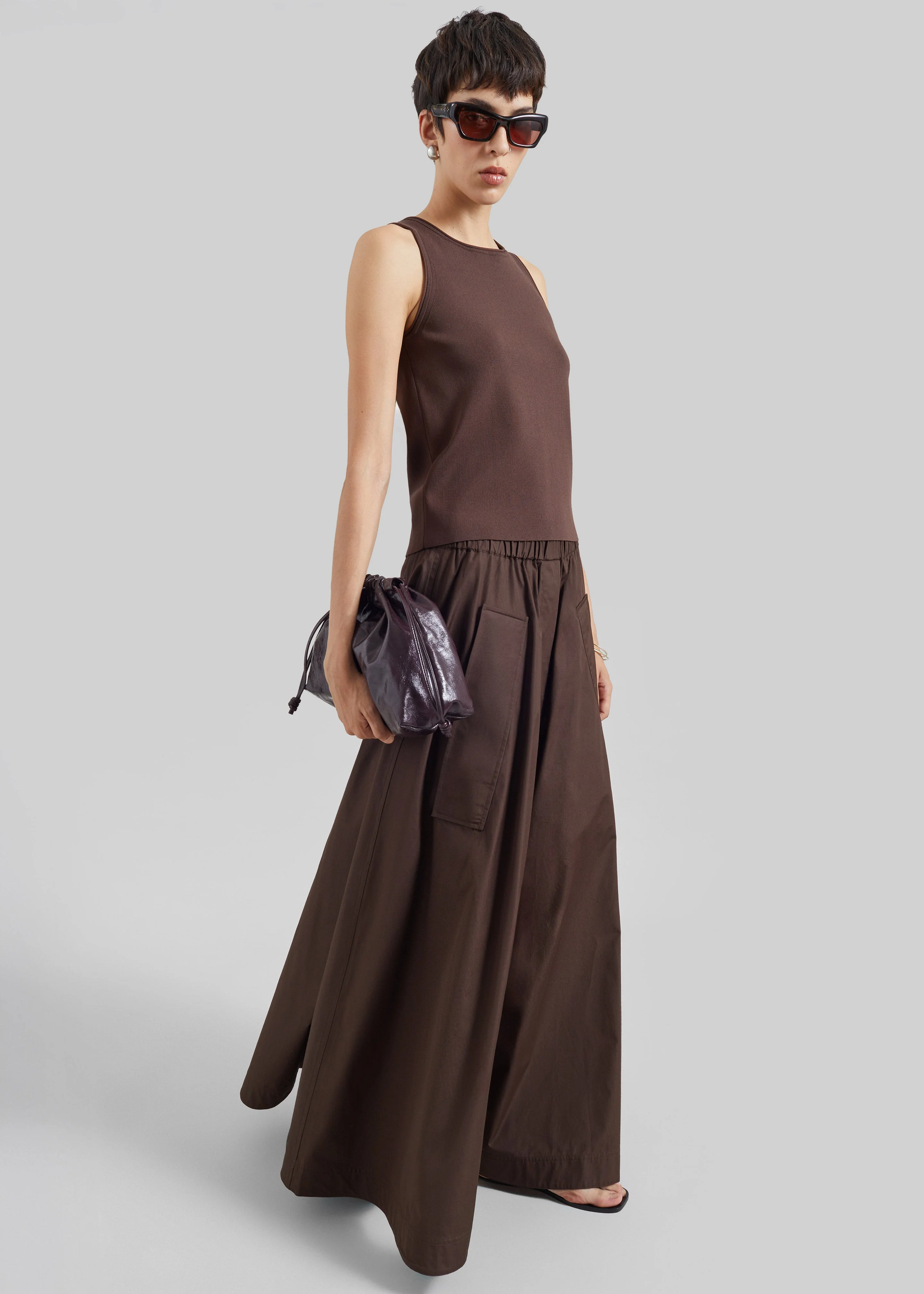 CO Parachute Skirt - Chocolate - 1