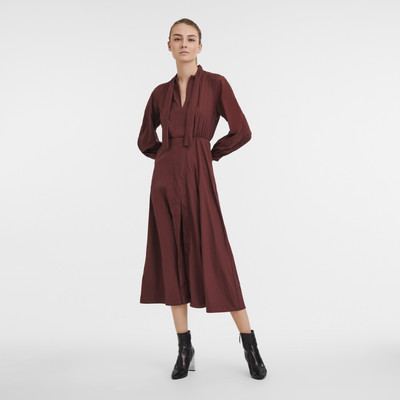 Longchamp Fall-Winter 2023 Collection Dress Plum - OTHER outlook