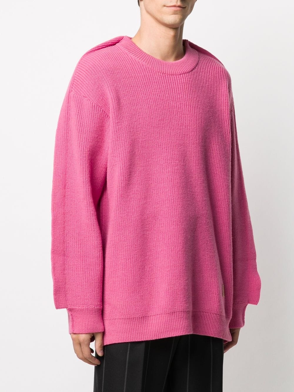 oversized wool jumper - 4