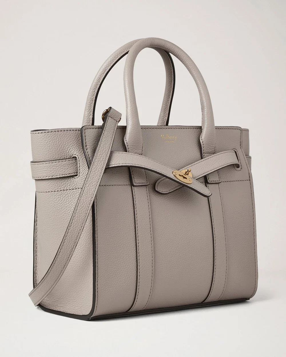 Mini Zipped Bayswater Cashmere Taupe Small Classic Grain - 4