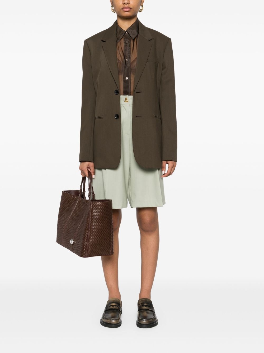 virgin wool blazer - 2