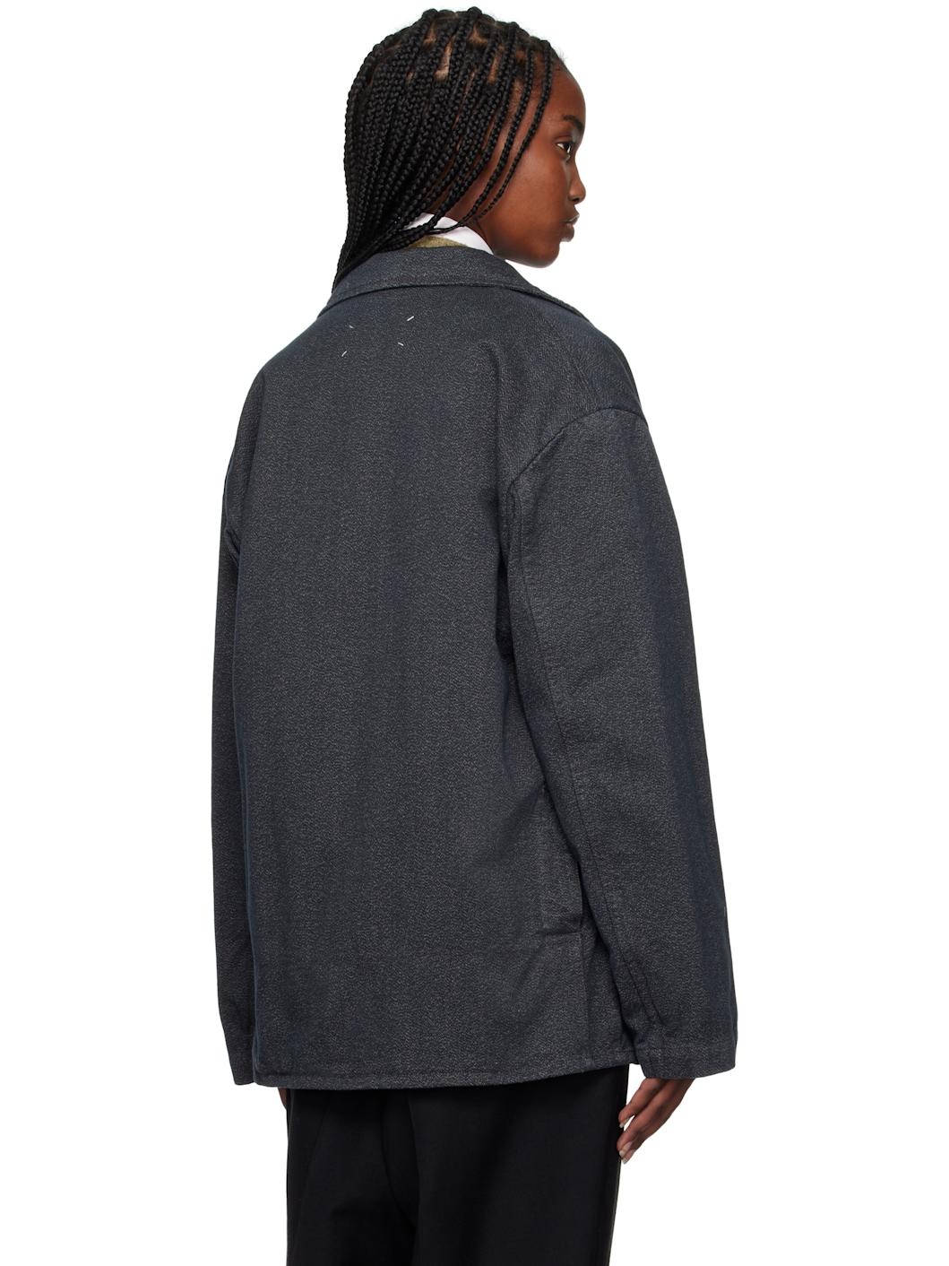 Gray & Navy Sports Jacket - 3