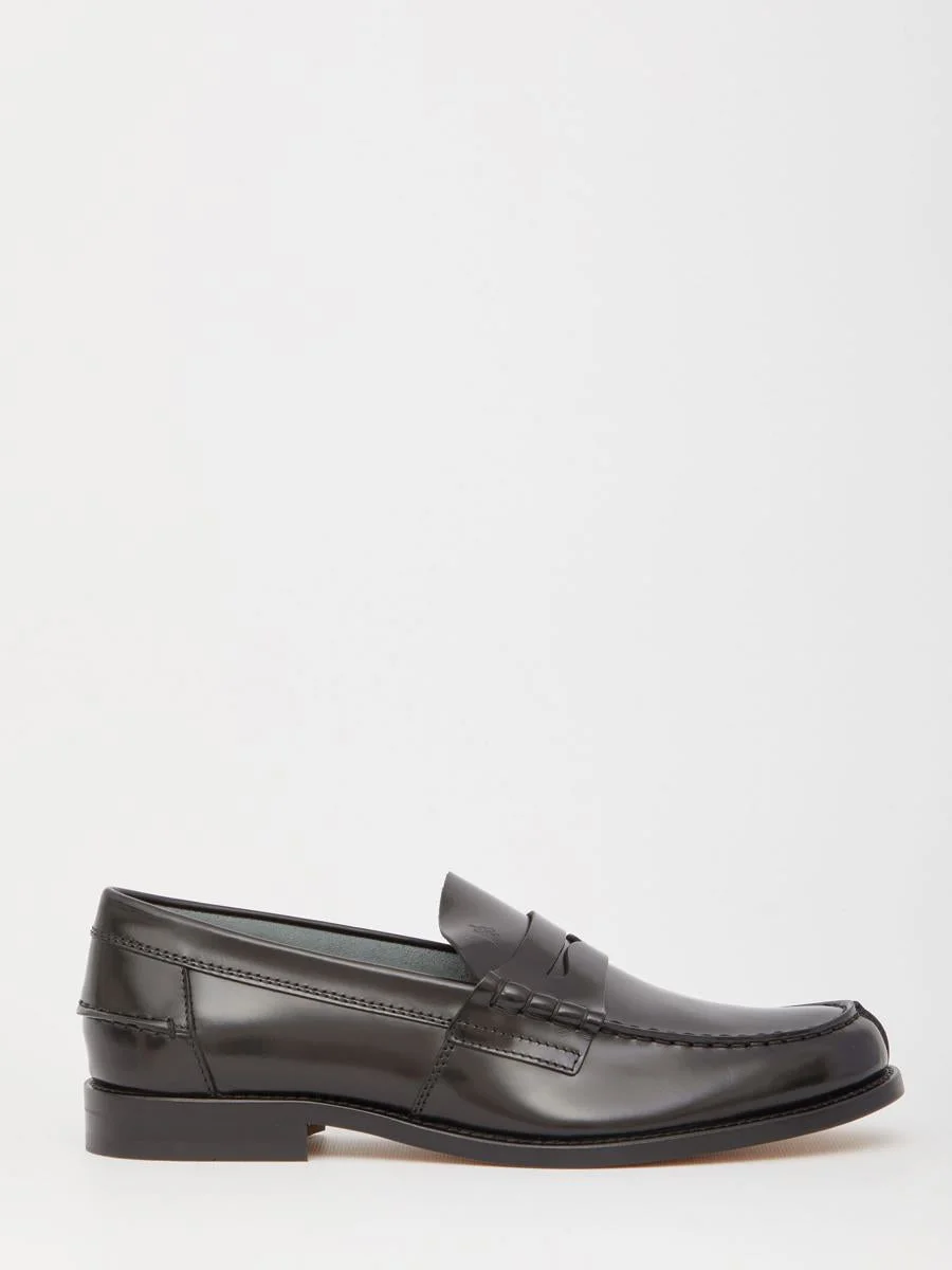 Tod'S Black Leather Loafers - 1