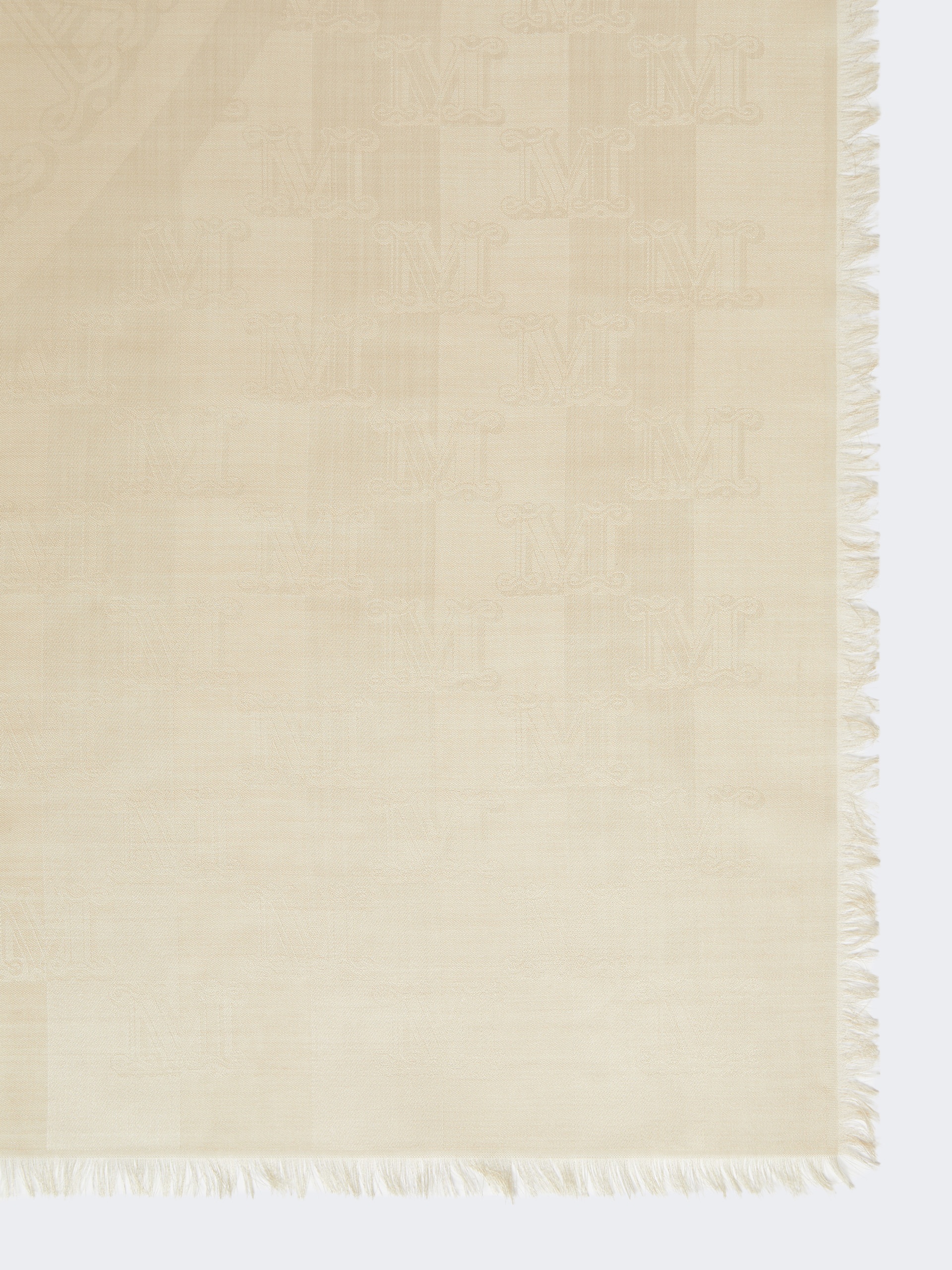 DUDY Jacquard silk and wool shawl - 2