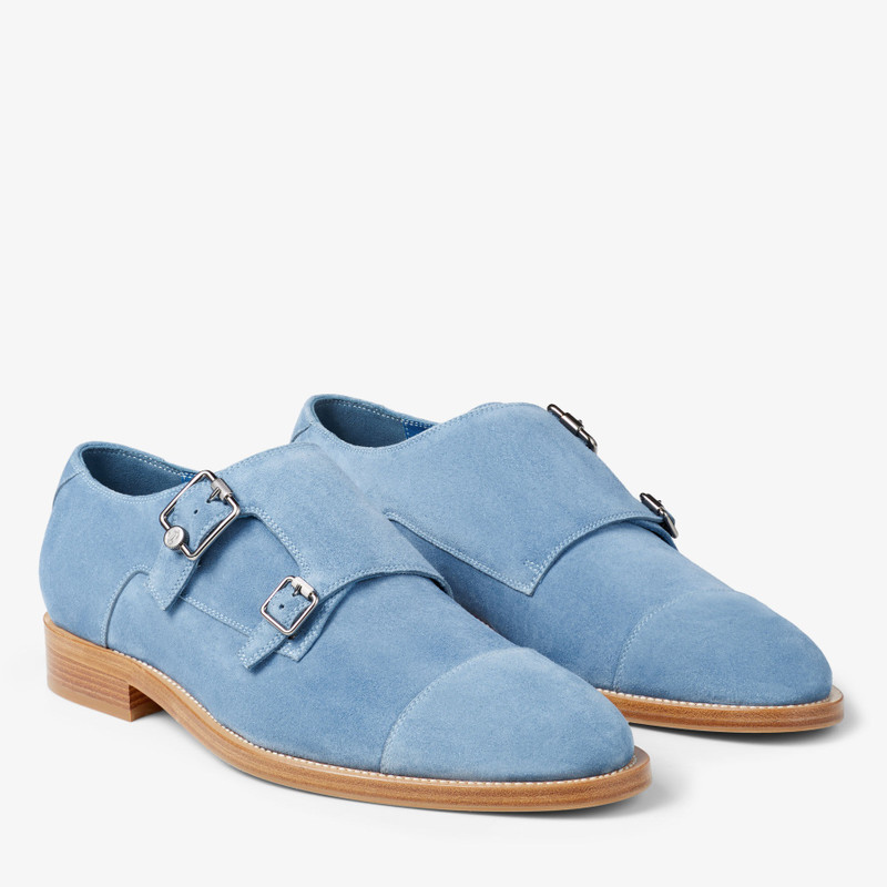 Finnion Monkstrap
Denim Velvet Suede Monk Strap Shoes 2