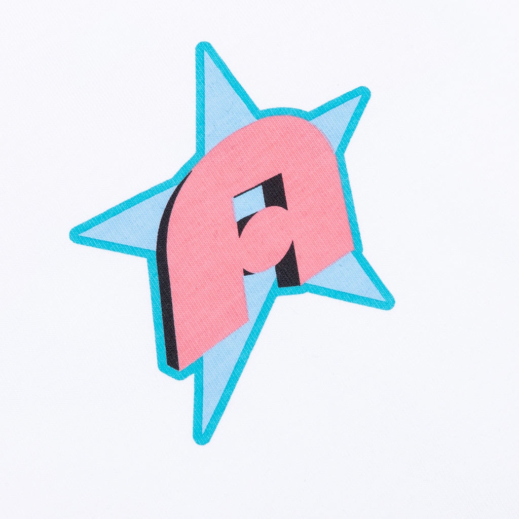 STAR A S/S TEE - WHITE - 3
