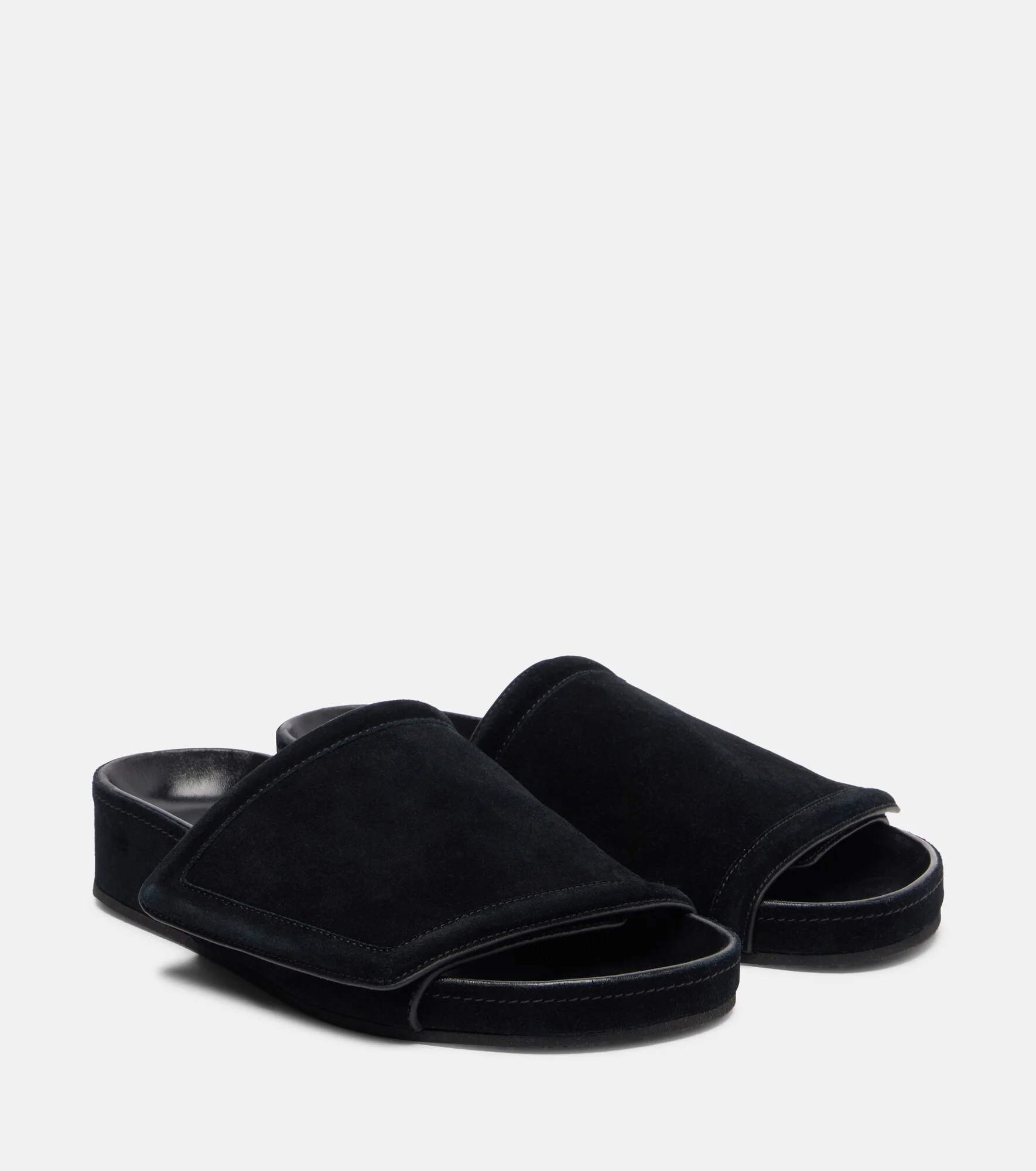 Suede slides - 1