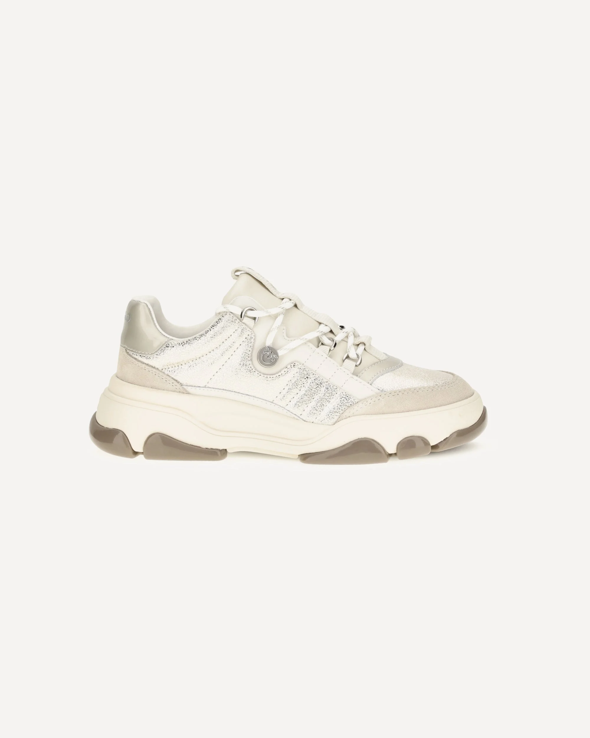 Athena leather Sneakers with sequin details - 1