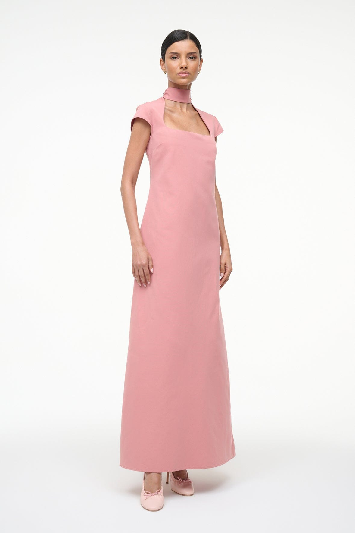 STAUD INGRID DRESS ROSEWATER - 6
