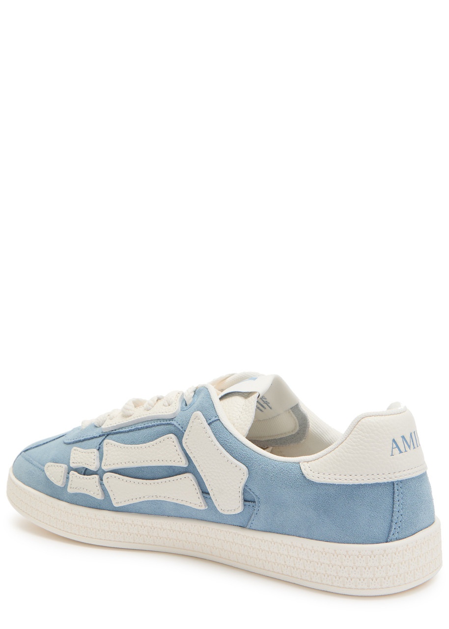Amiri Pacific Bones Appliquéd Suede Sneakers - 2