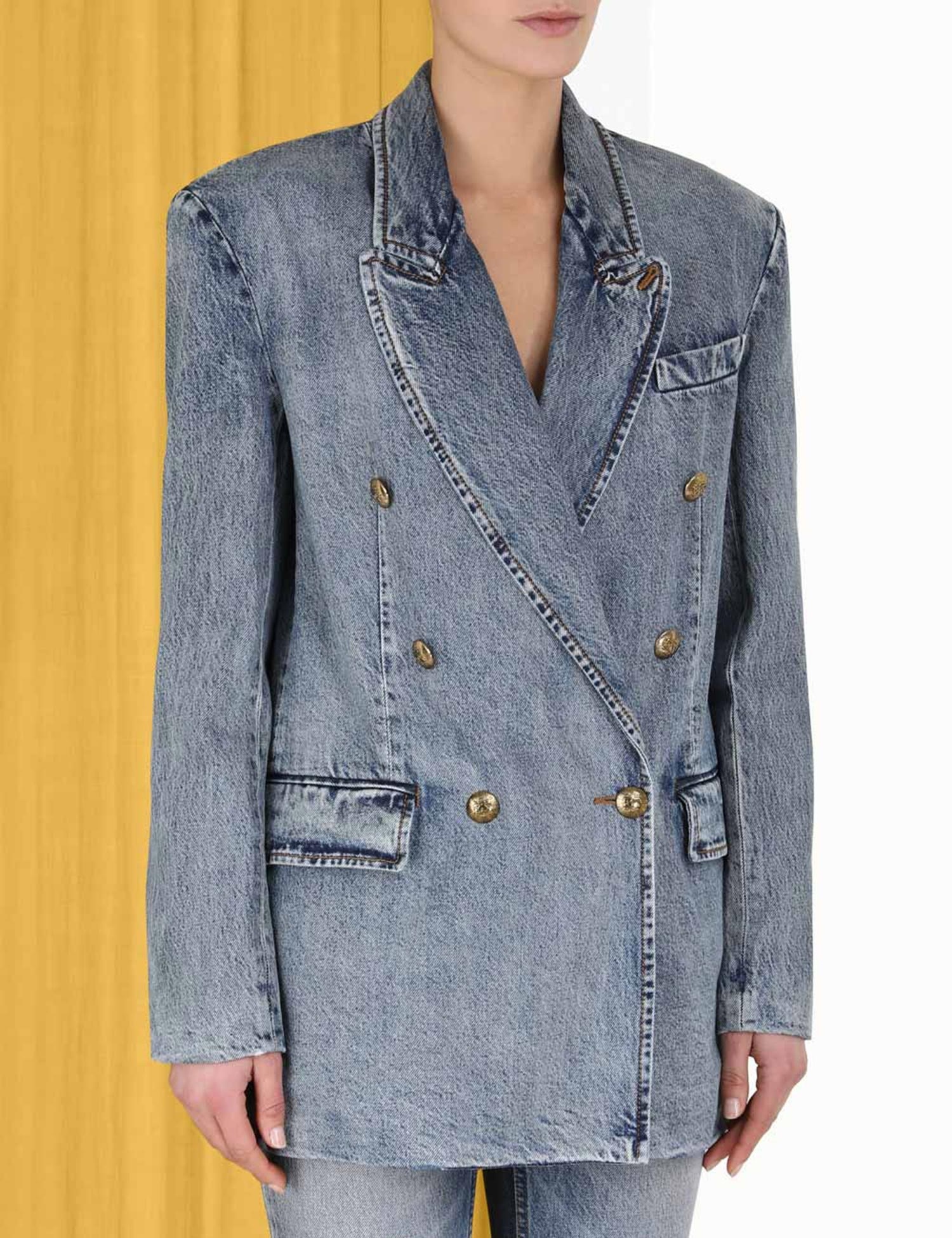 LUMINOSITY DENIM BLAZER - 5