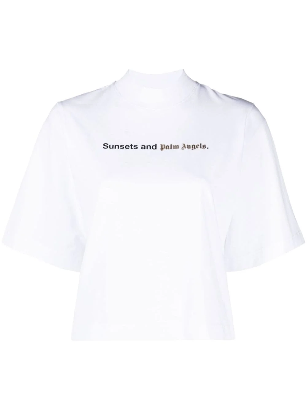 Sunsets-print jersey T-shirt - 1