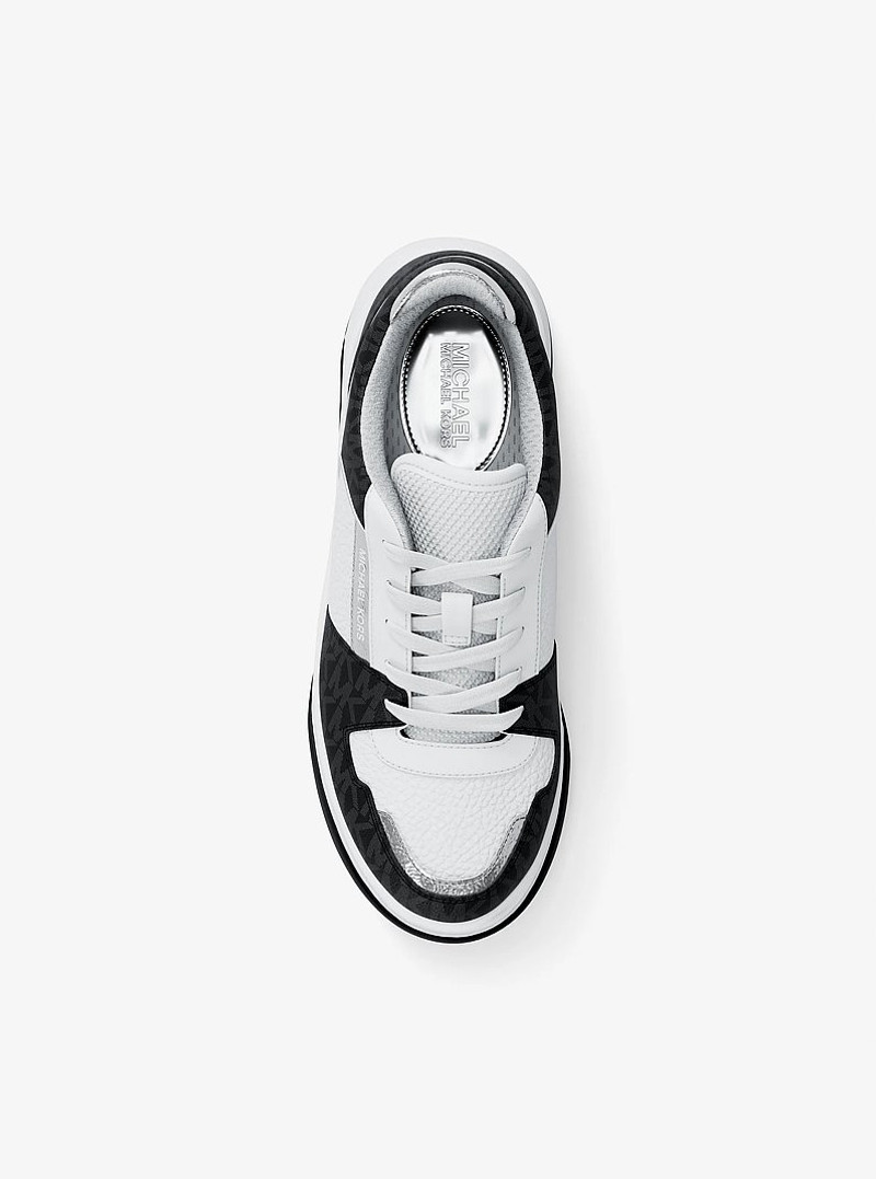 Lexi Mixed-Media Sneaker 5
