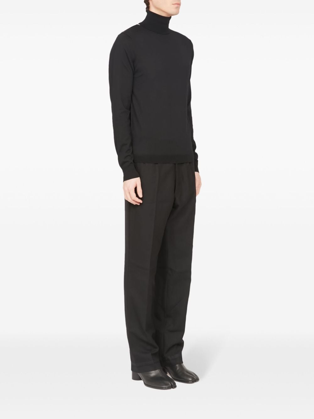 roll neck merino-wool jumper - 3