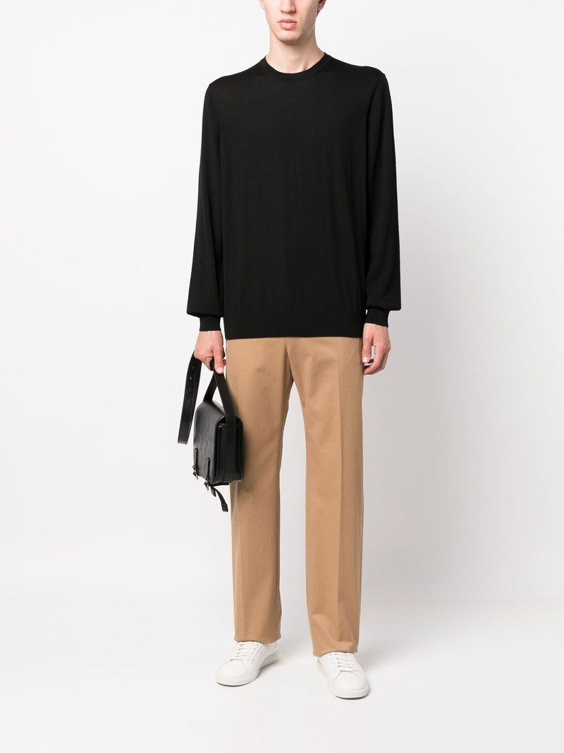 GIORGIO ARMANI fine knit virgin-wool jumper outlook