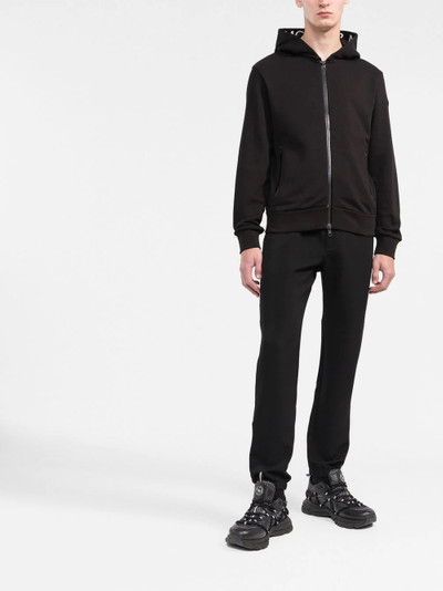 Moncler zip-up cotton hoodie outlook