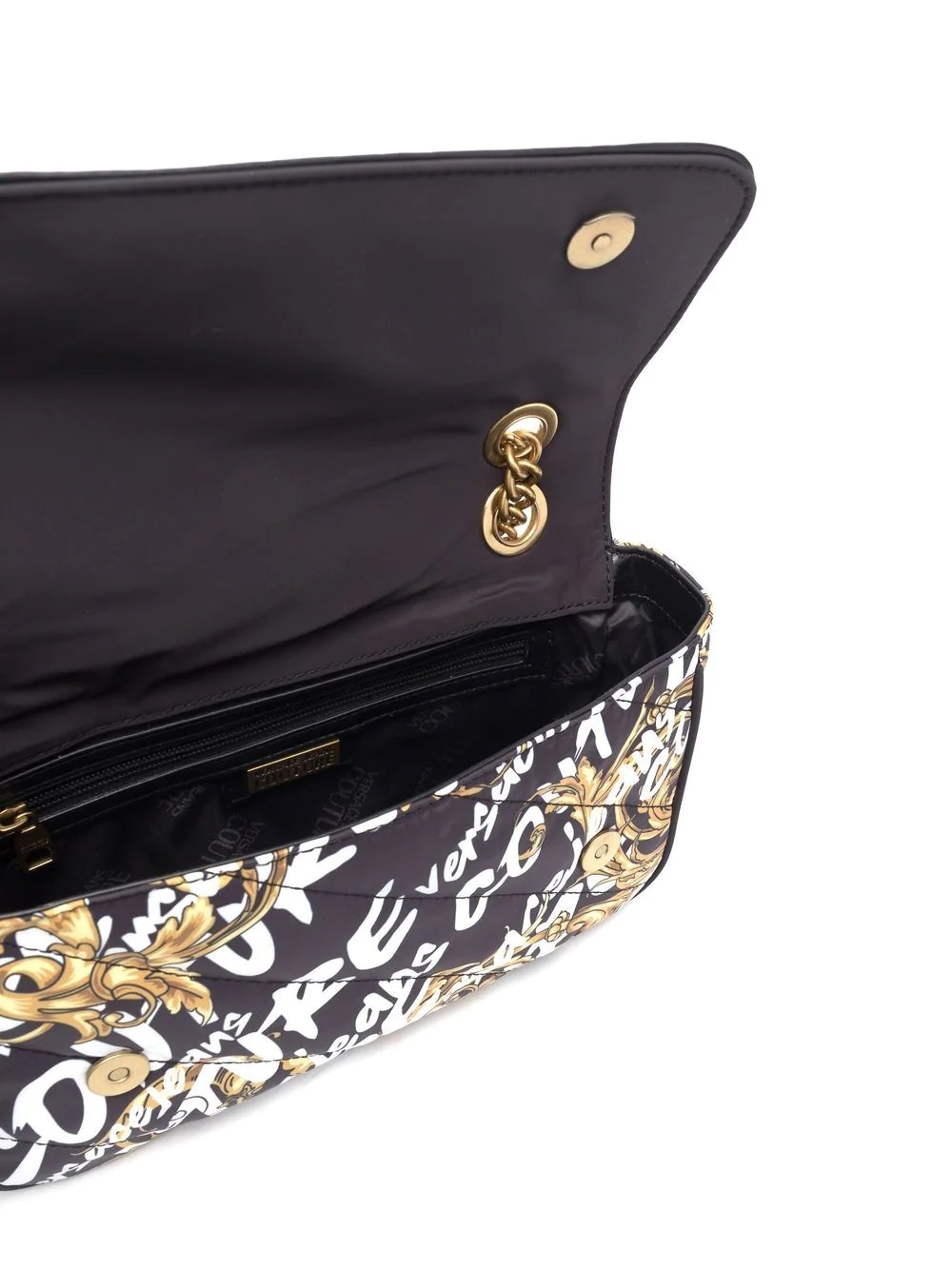 baroque-print crossbody bag - 6