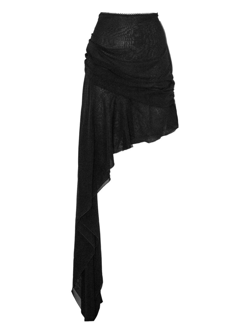 asymmetrical mini skirt 1