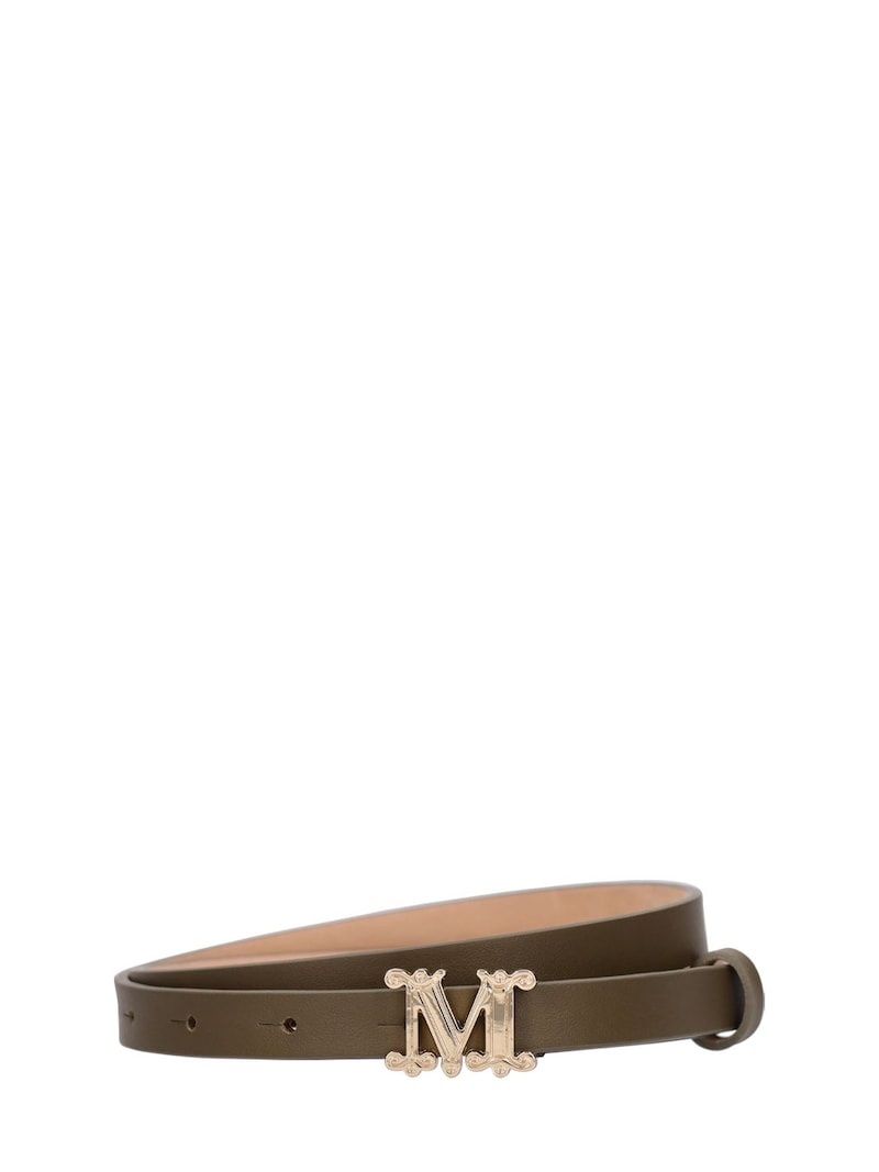 1.5cm Logo soft leather belt - 1