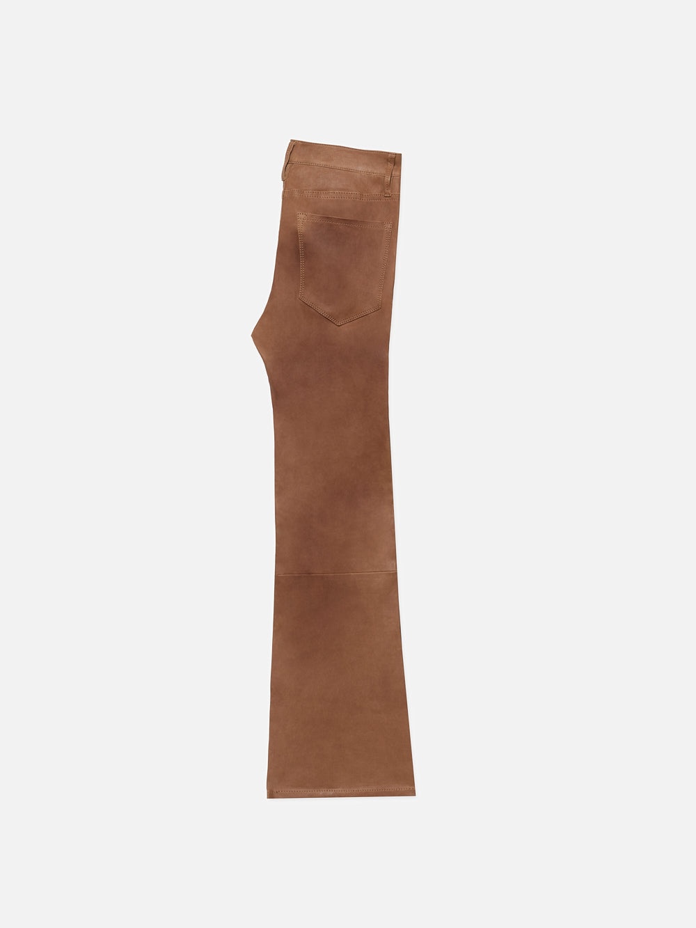 Leather Le Crop Mini Boot in Tobacco - 4
