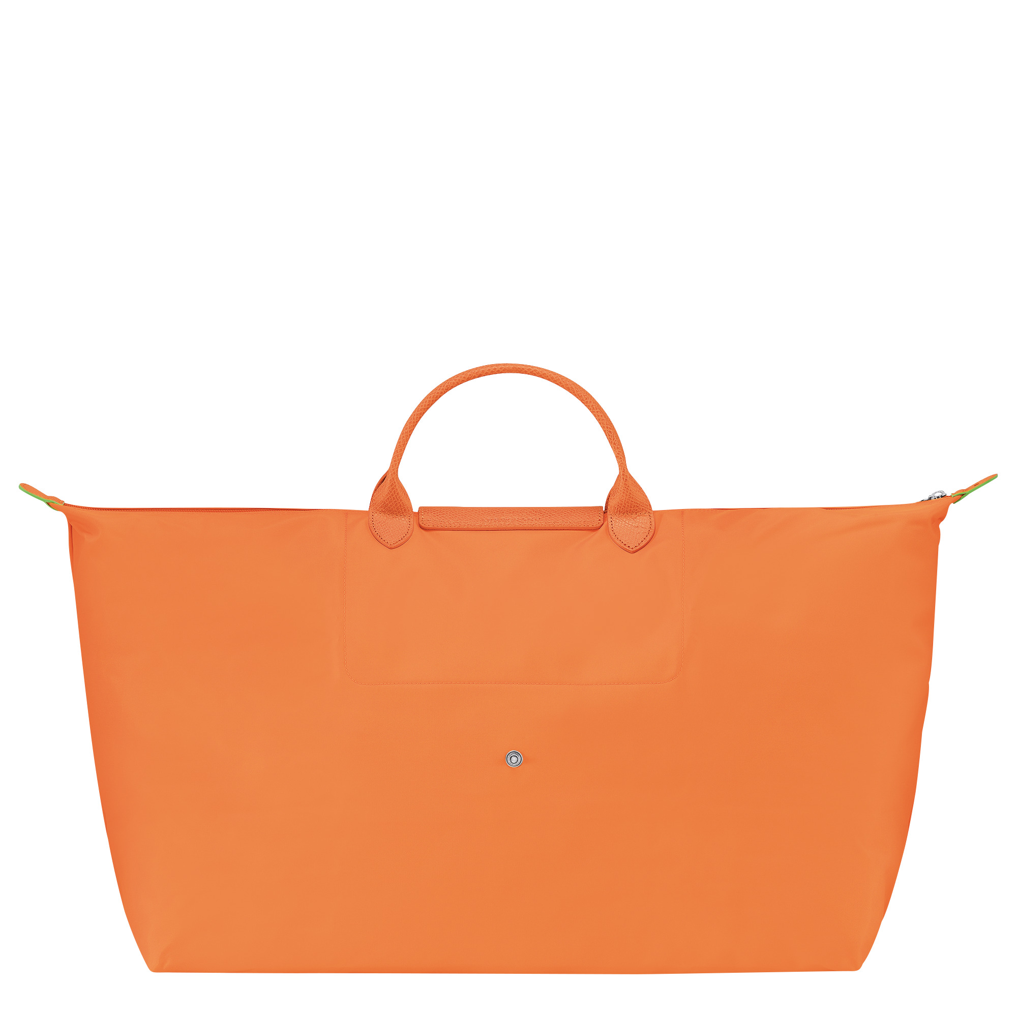 Le Pliage Green M Travel bag Orange - Recycled canvas - 3