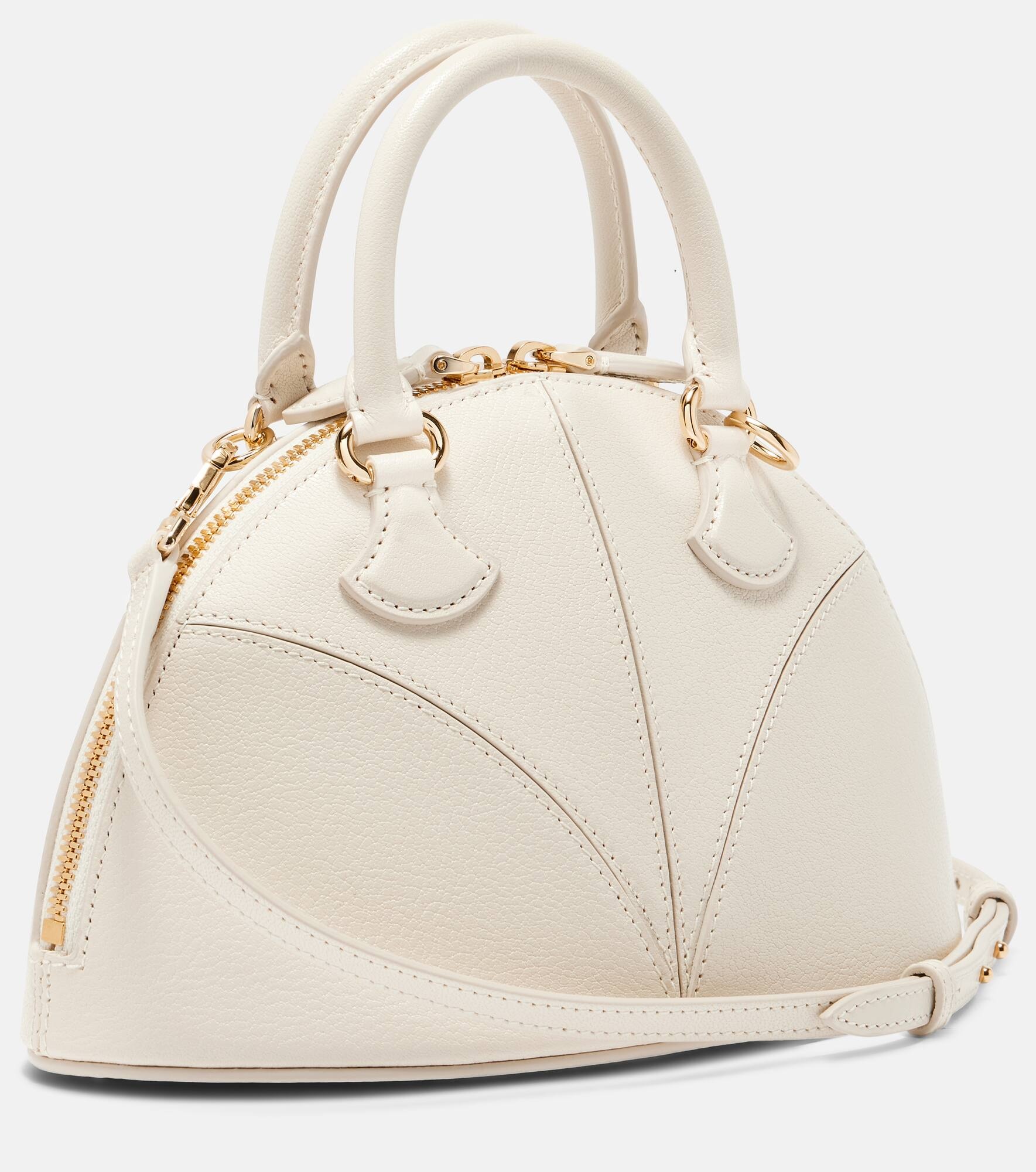 Marquise Small leather tote bag - 4