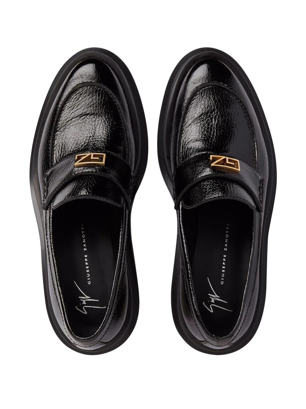 Malick logo-plaque loafers - 4