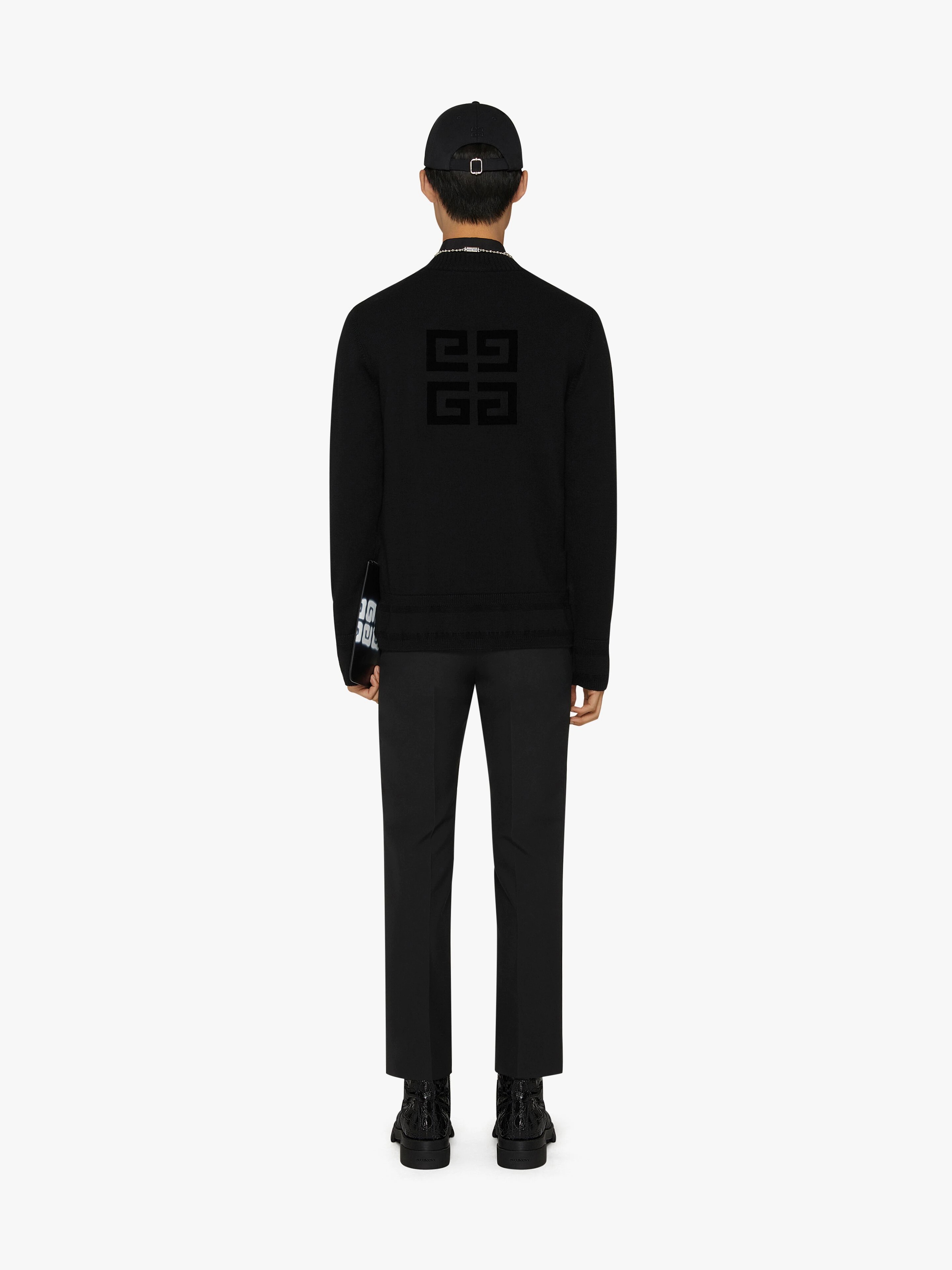 GIVENCHY SWEATER IN WOOL WITH TAG EFFECT - 4
