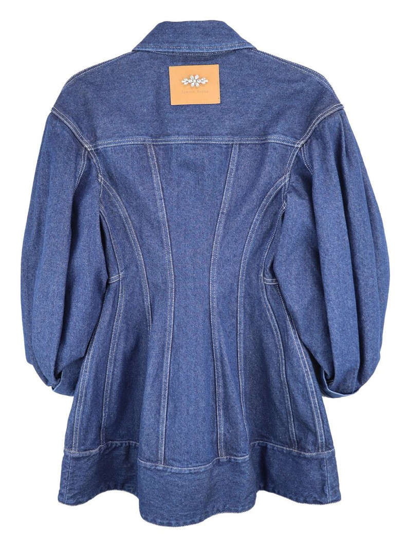 Simone Rocha puff-sleeve denim jacket outlook
