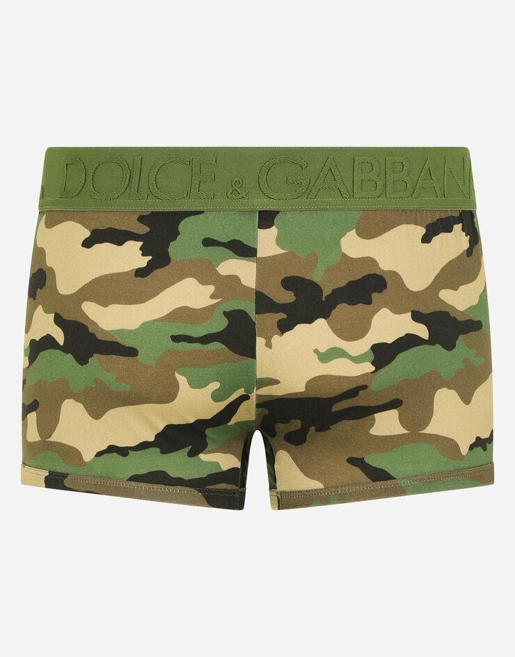 Camouflage-print two-way stretch jersey boxers - 3