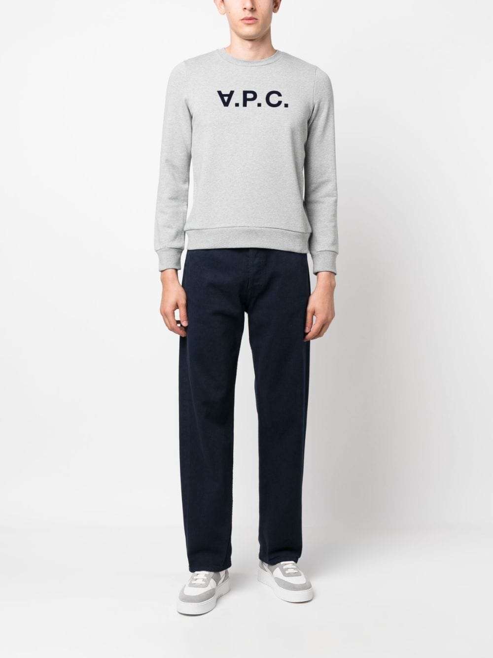 logo-print cotton sweatshirt - 2