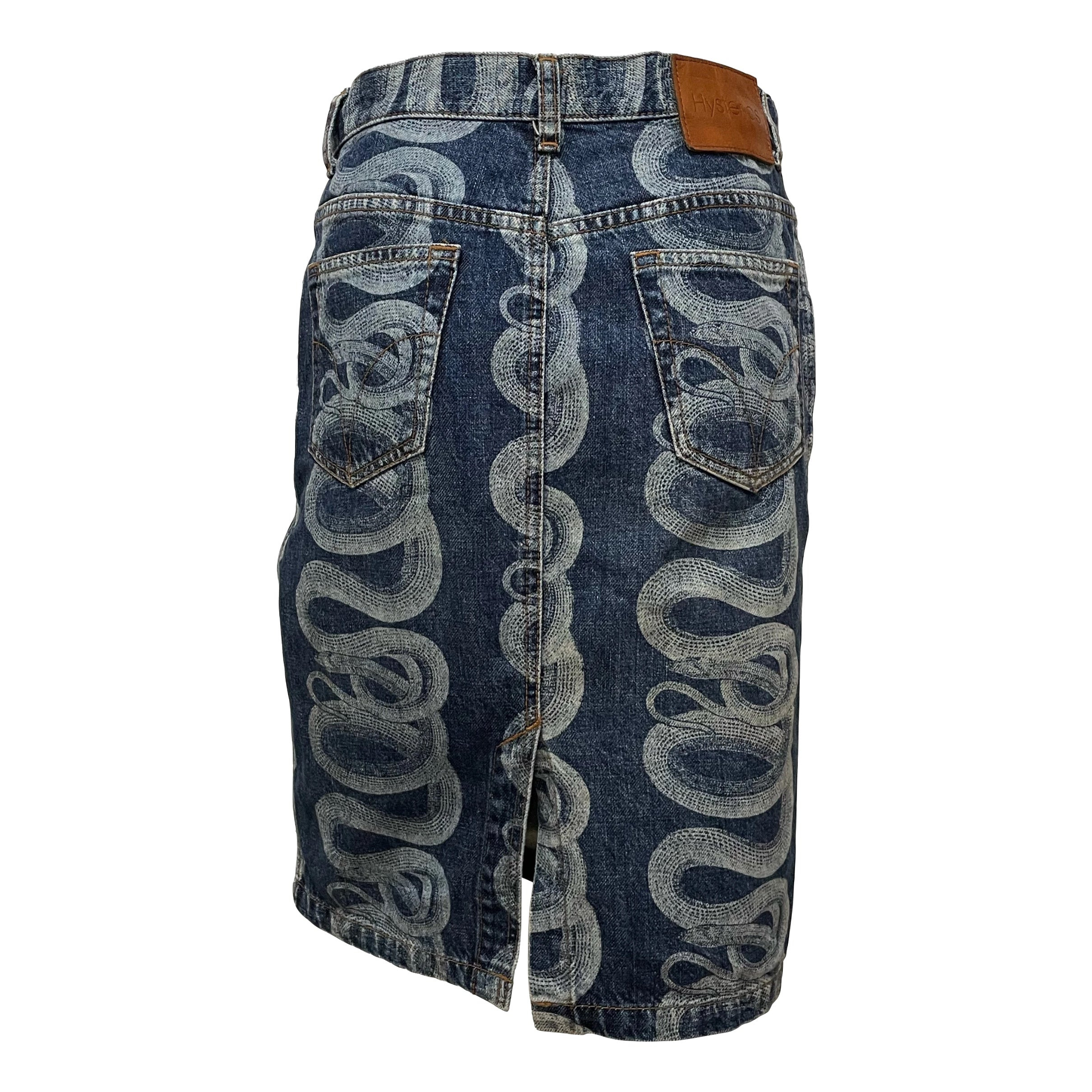 HYSTERICS - HYSTERICS Snake Denim Skirt - 3