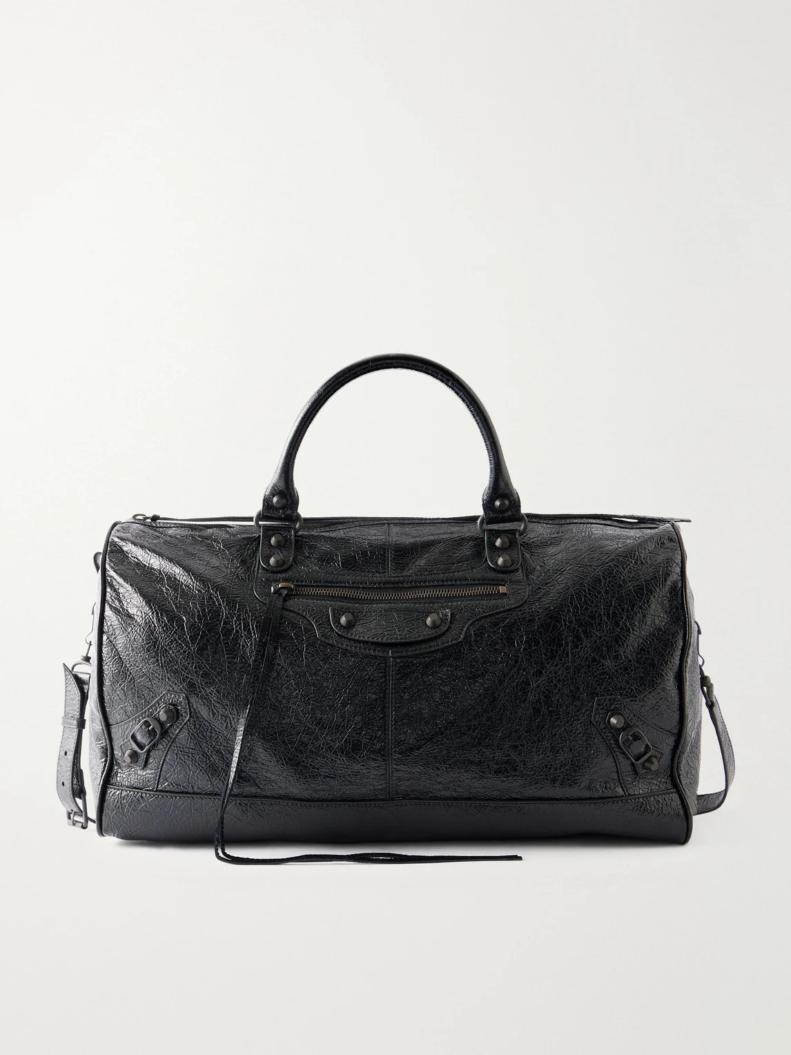 Le City Boston Textured-Leather Messenger Bag - 1