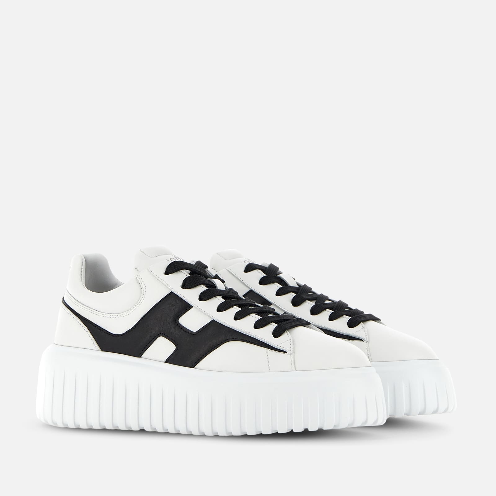 Sneakers Hogan H-Stripes Black White - 2