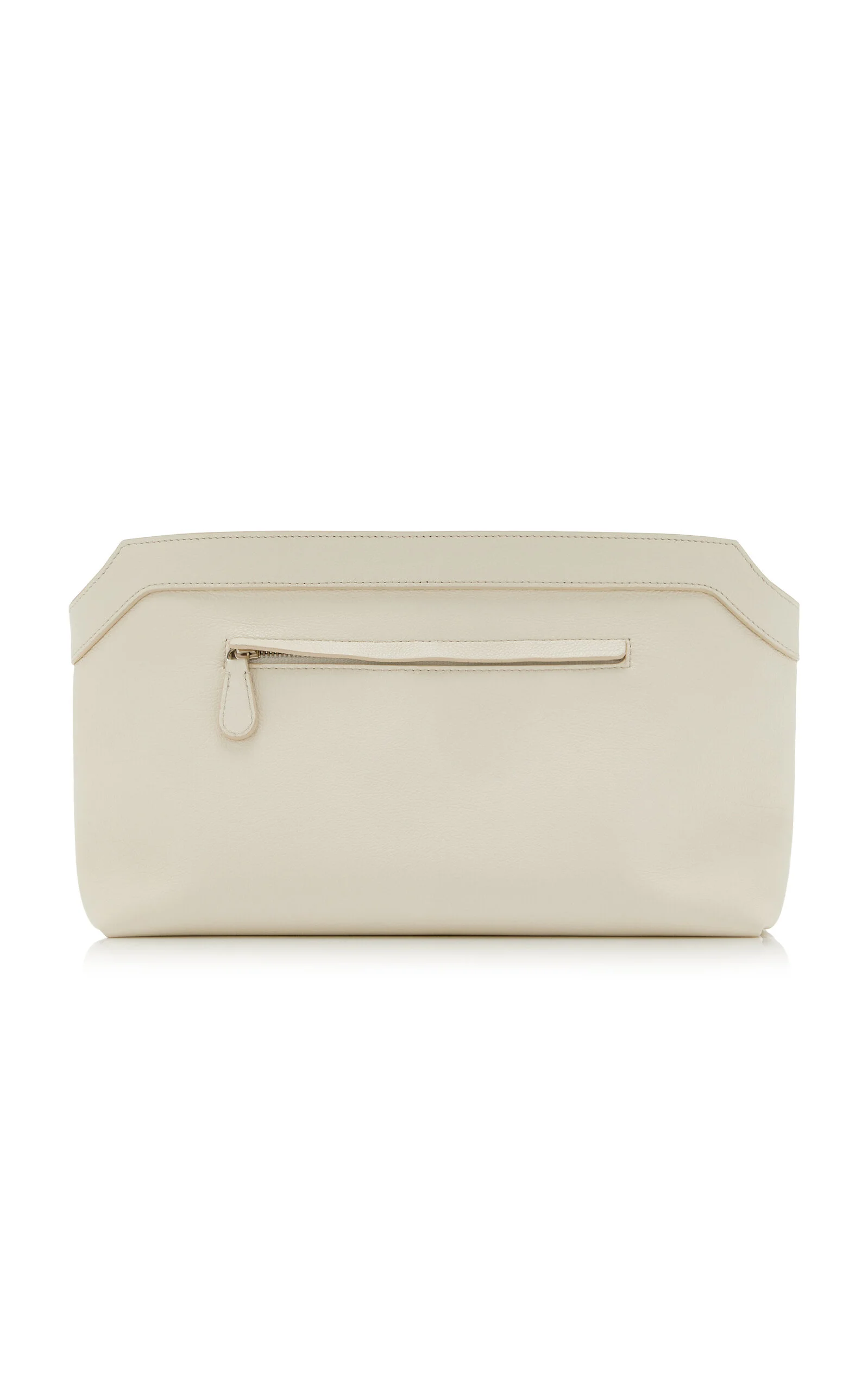 Terrasse Leather Pouch white - 1