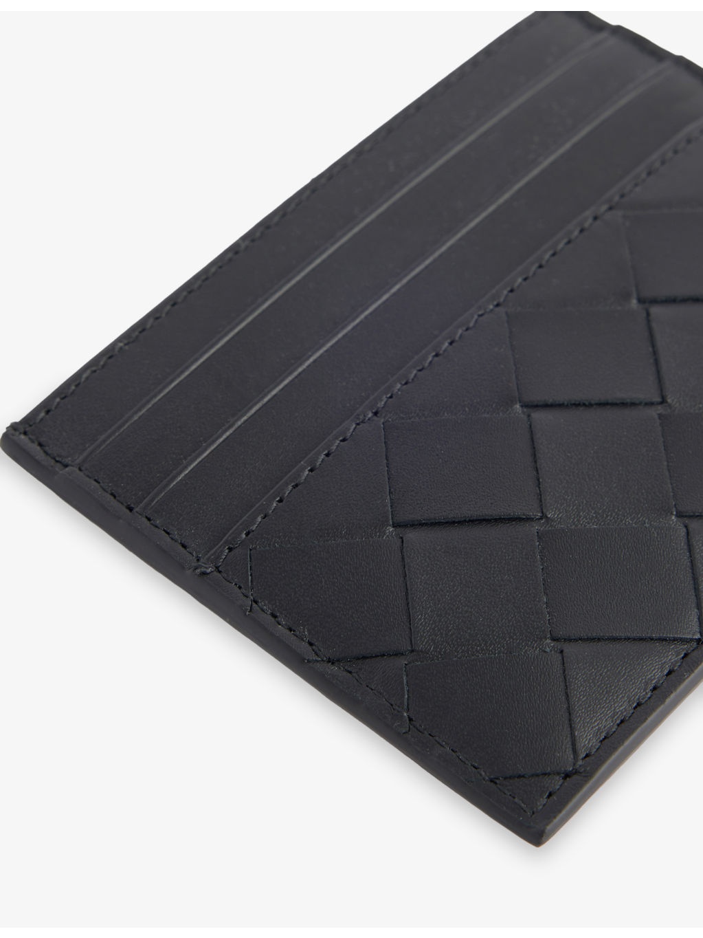 Intrecciato Leather Card Holder - 2