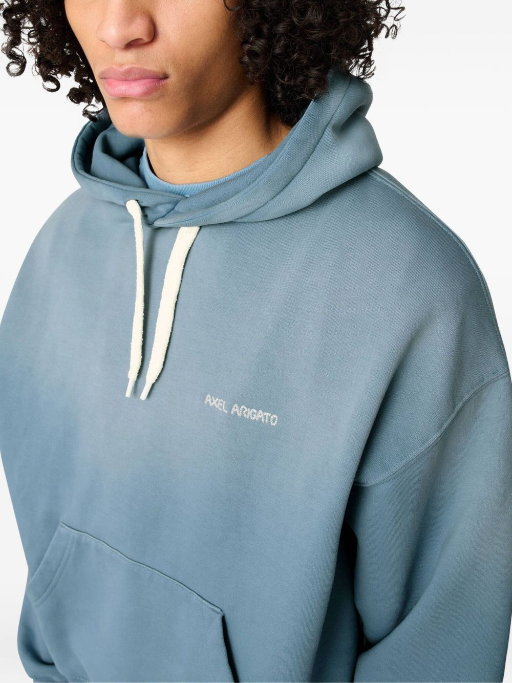 logo-embroidered hoodie - 5