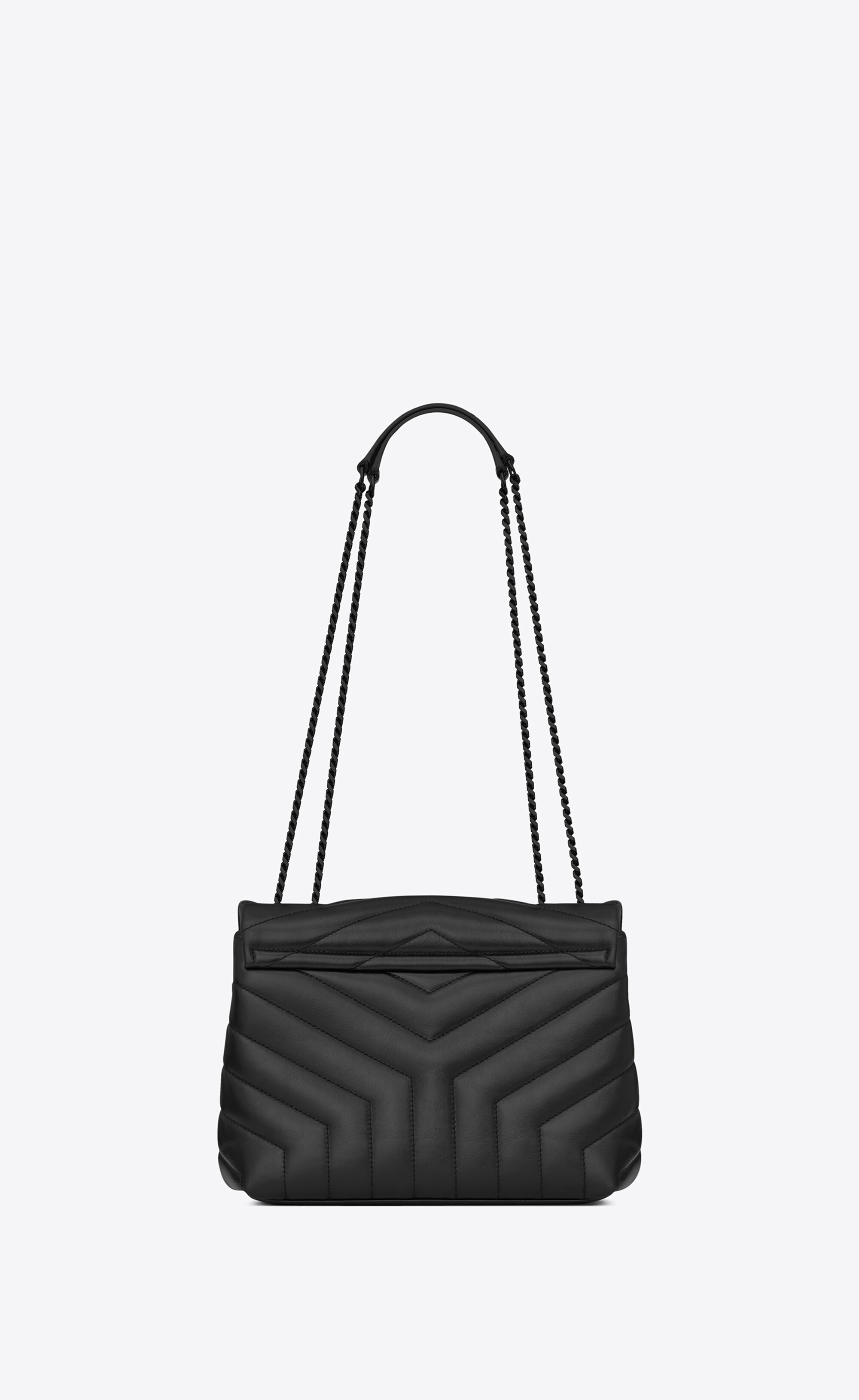 loulou small chain bag in matelassé "y" leather - 3