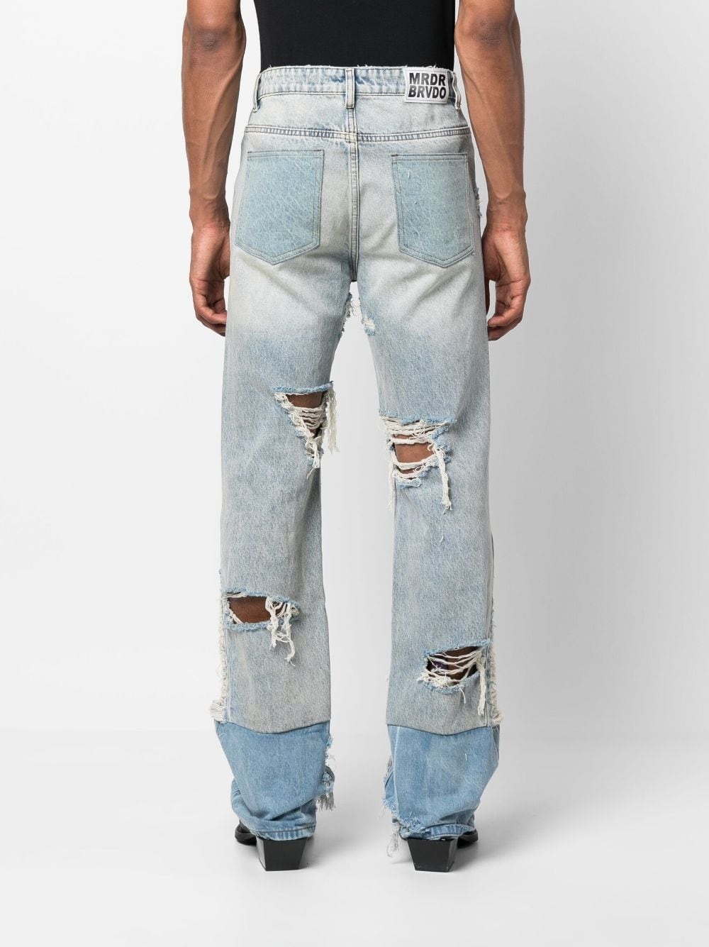 Gnarly distressed jeans - 4