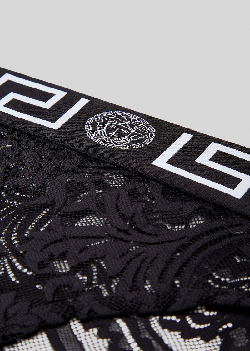 VERSACE Greca Border Lace Briefs outlook