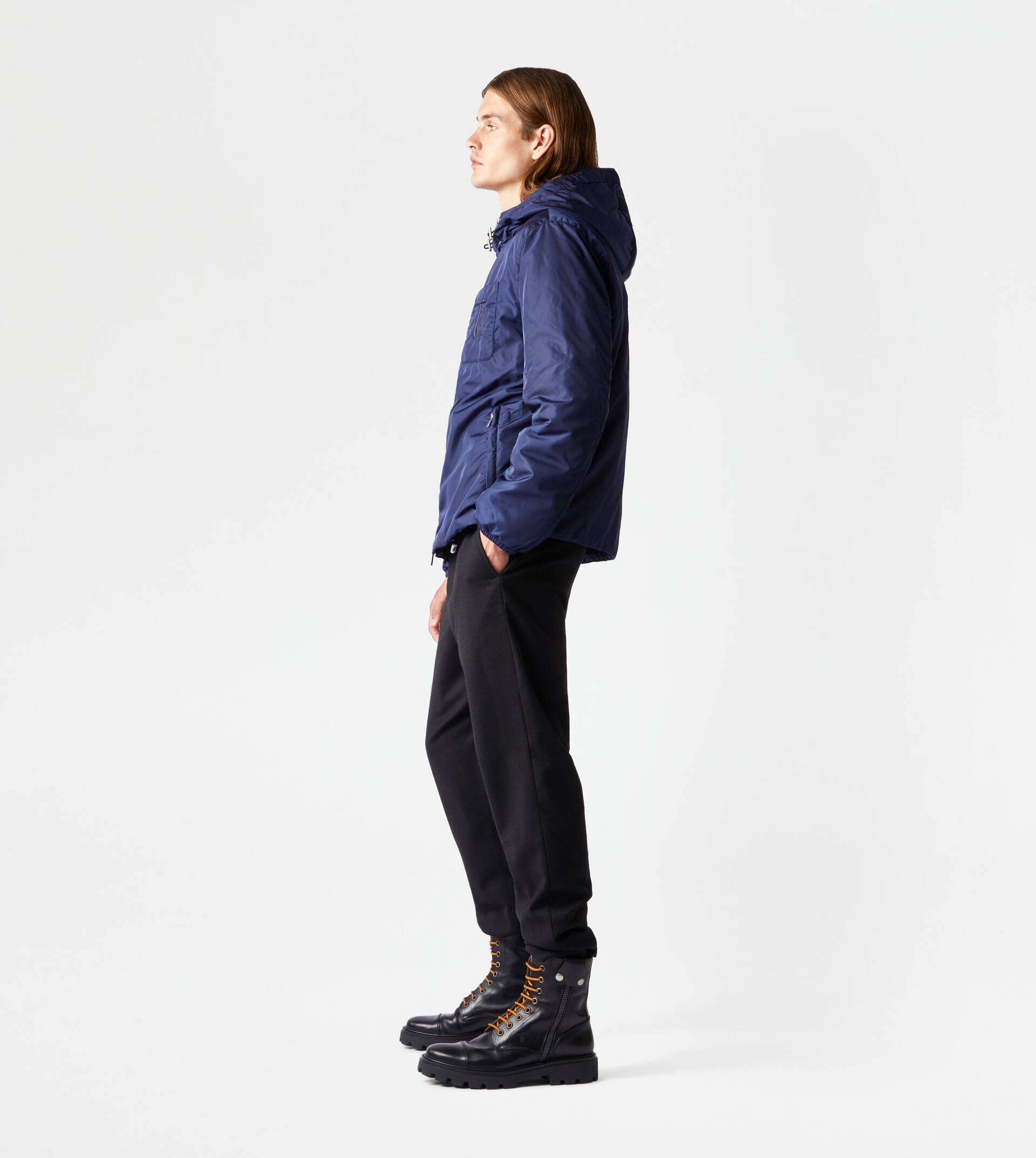 TOD'S PADDED WINDBREAKER - BLUE - 4