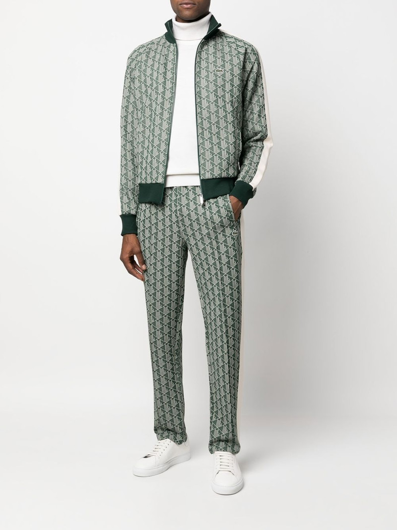 LACOSTE monogram-print track pants outlook
