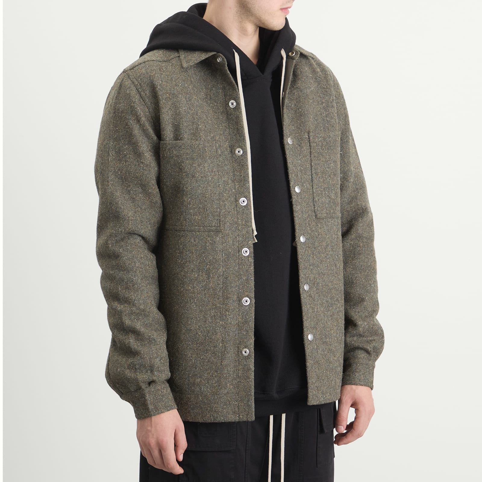 Rick Owens Wool Outershirt - 2