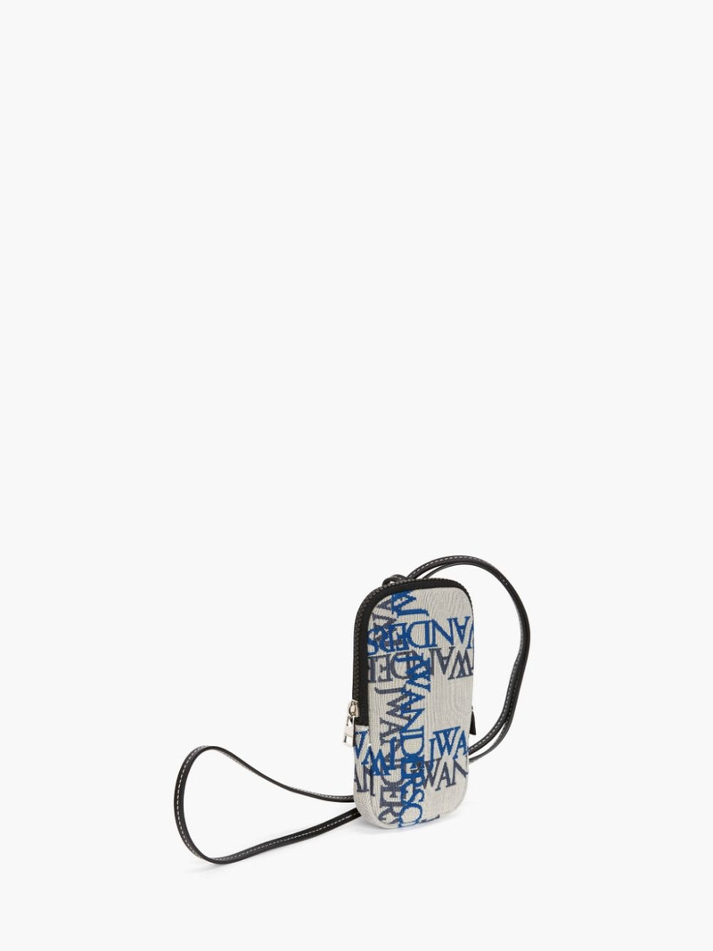 JW Anderson LOGO CANVAS PHONE POUCH WITH STRAP outlook
