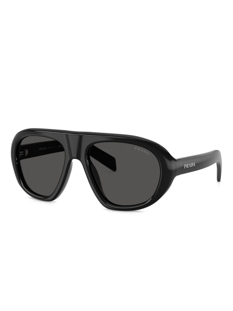 Prada wrap-frame tinted sunglasses outlook