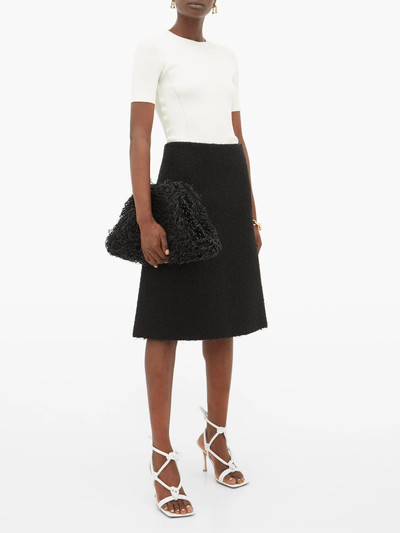 Bottega Veneta A-line bouclé skirt outlook