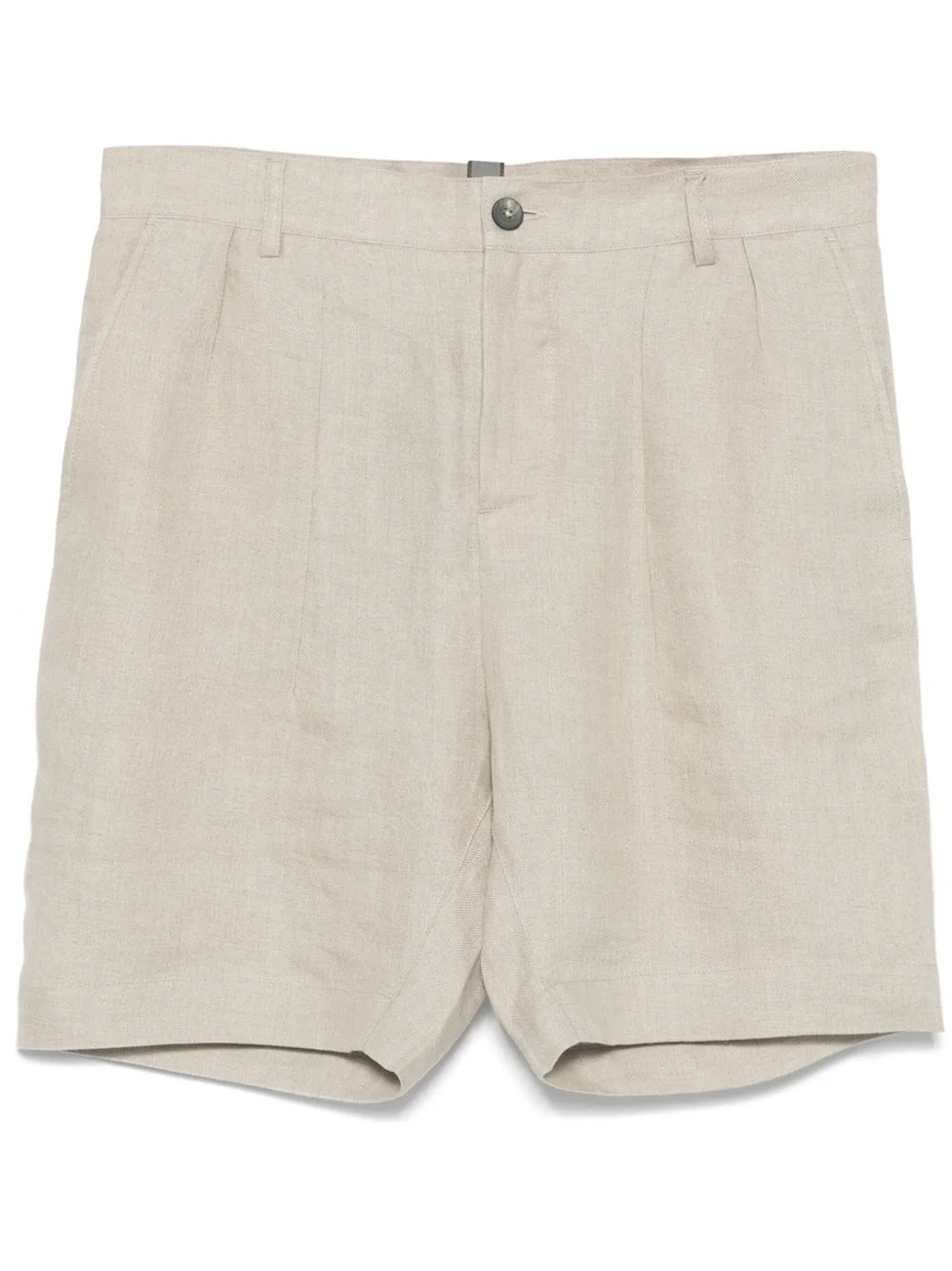 herringbone bermuda shorts - 1